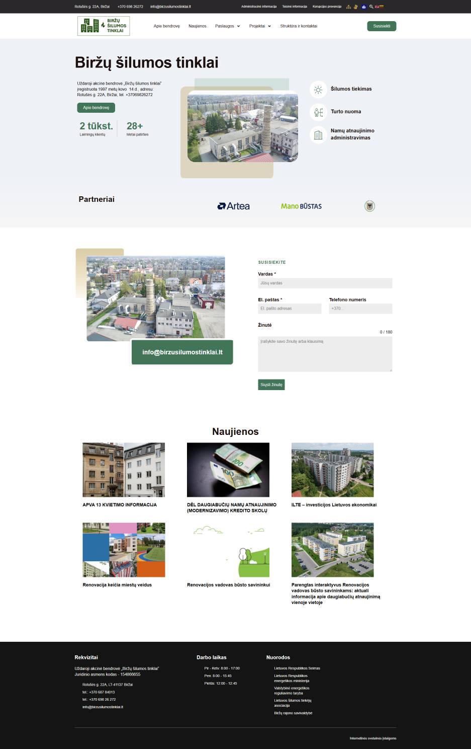 Biržai District Heating Network